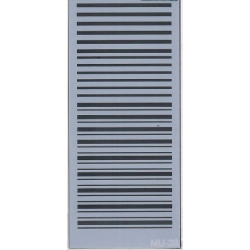 Szablon Mix Media Cadence MU-38 10x25cm / kreski, kod kreskowy